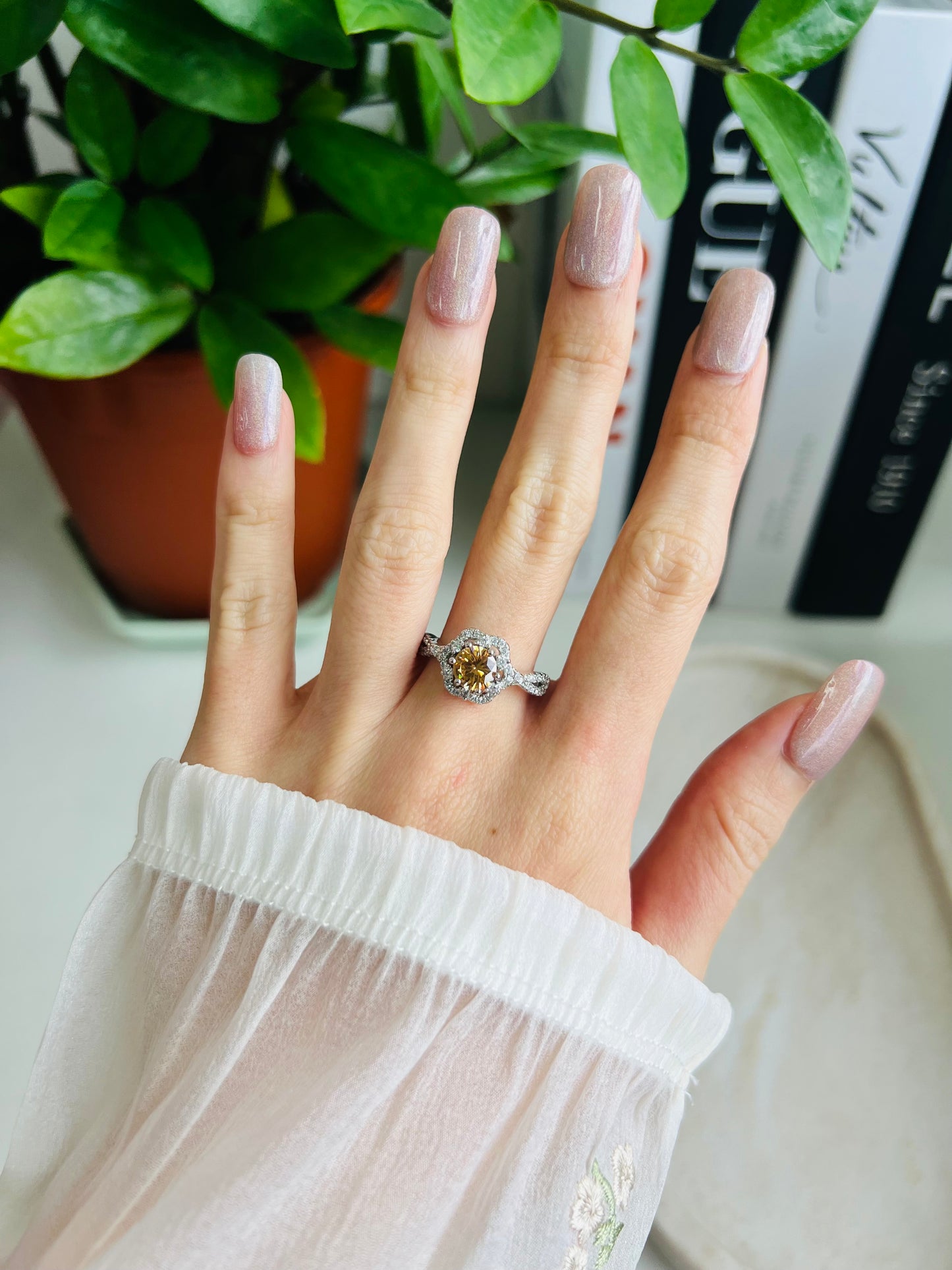 Moissanite Ring