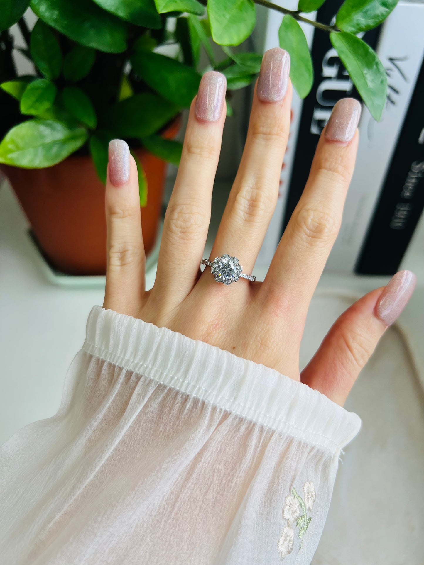 Moissanite Ring