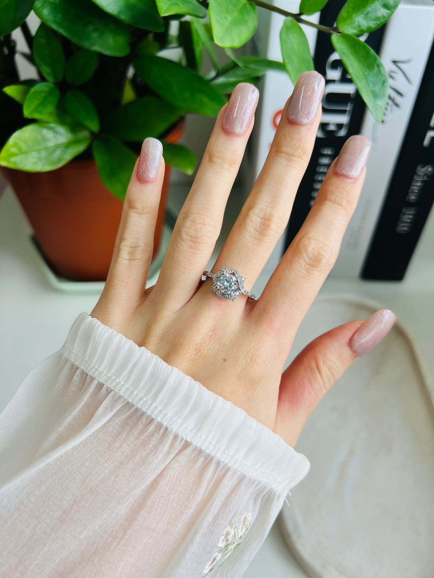 Moissanite Ring