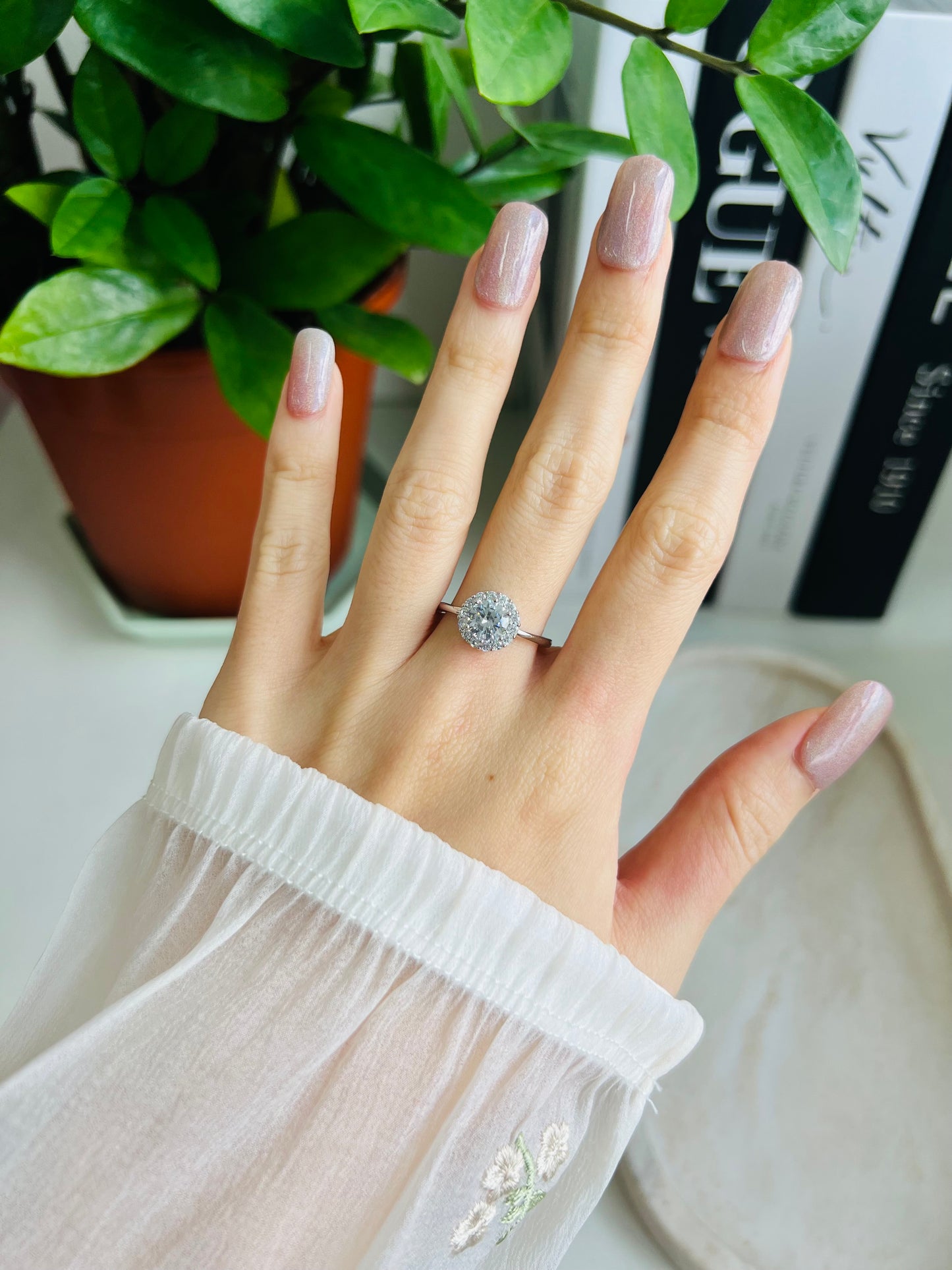 Moissanite Ring