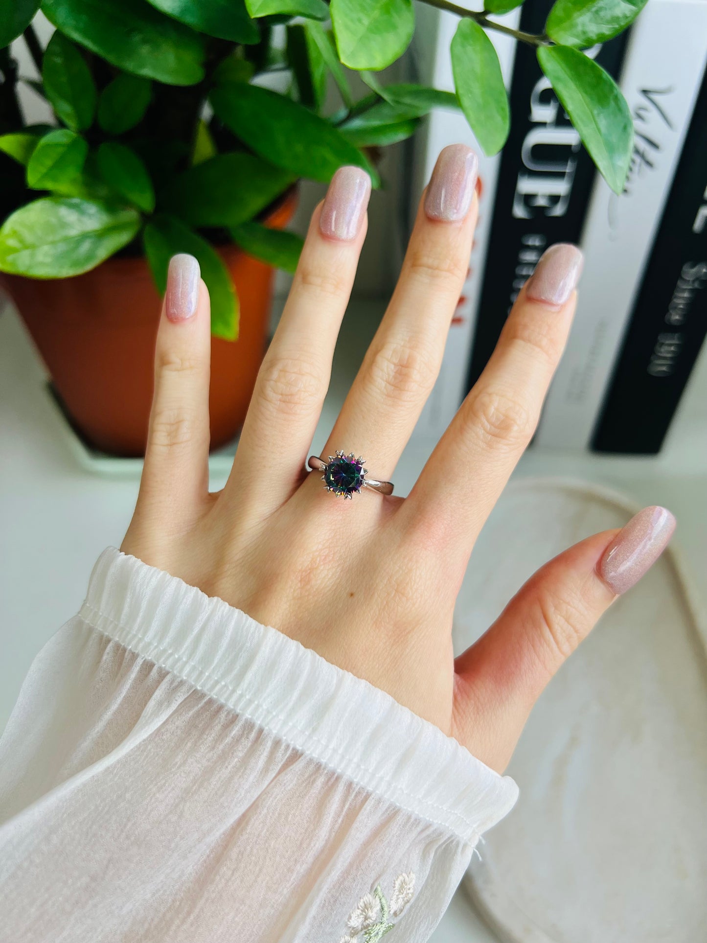 Moissanite Ring