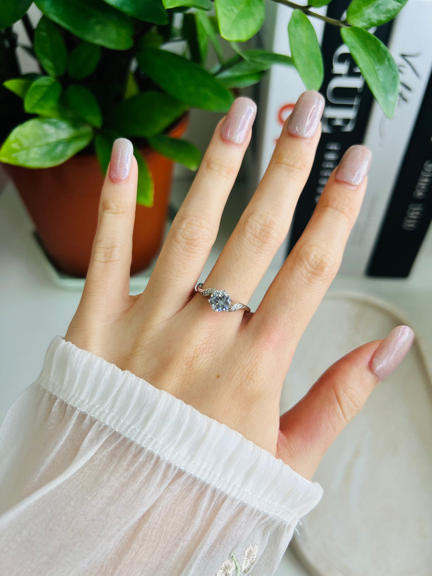 Moissanite Ring