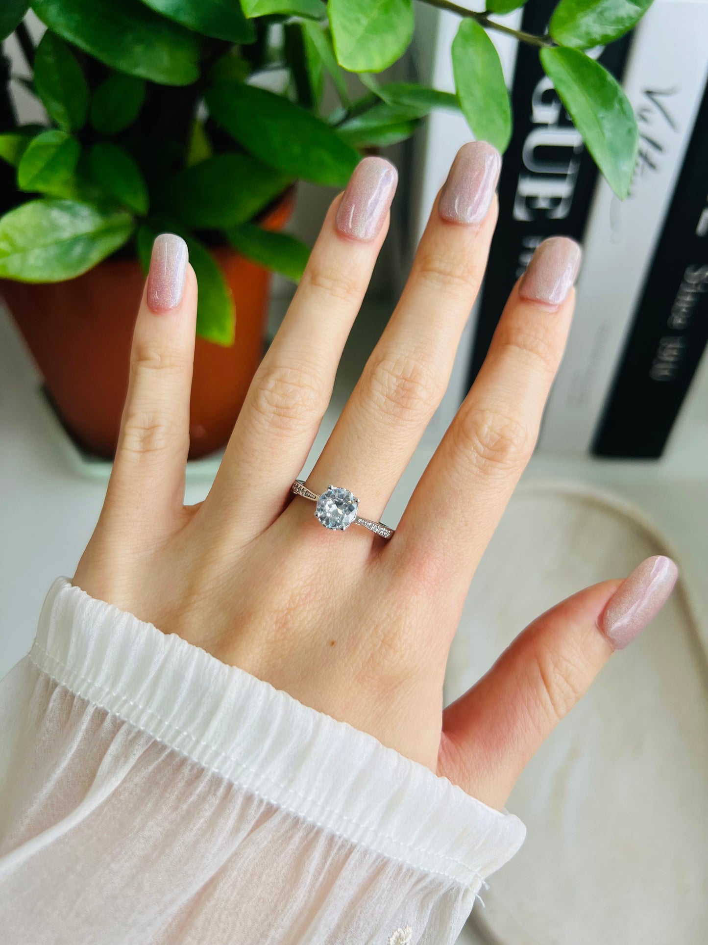 Moissanite Ring