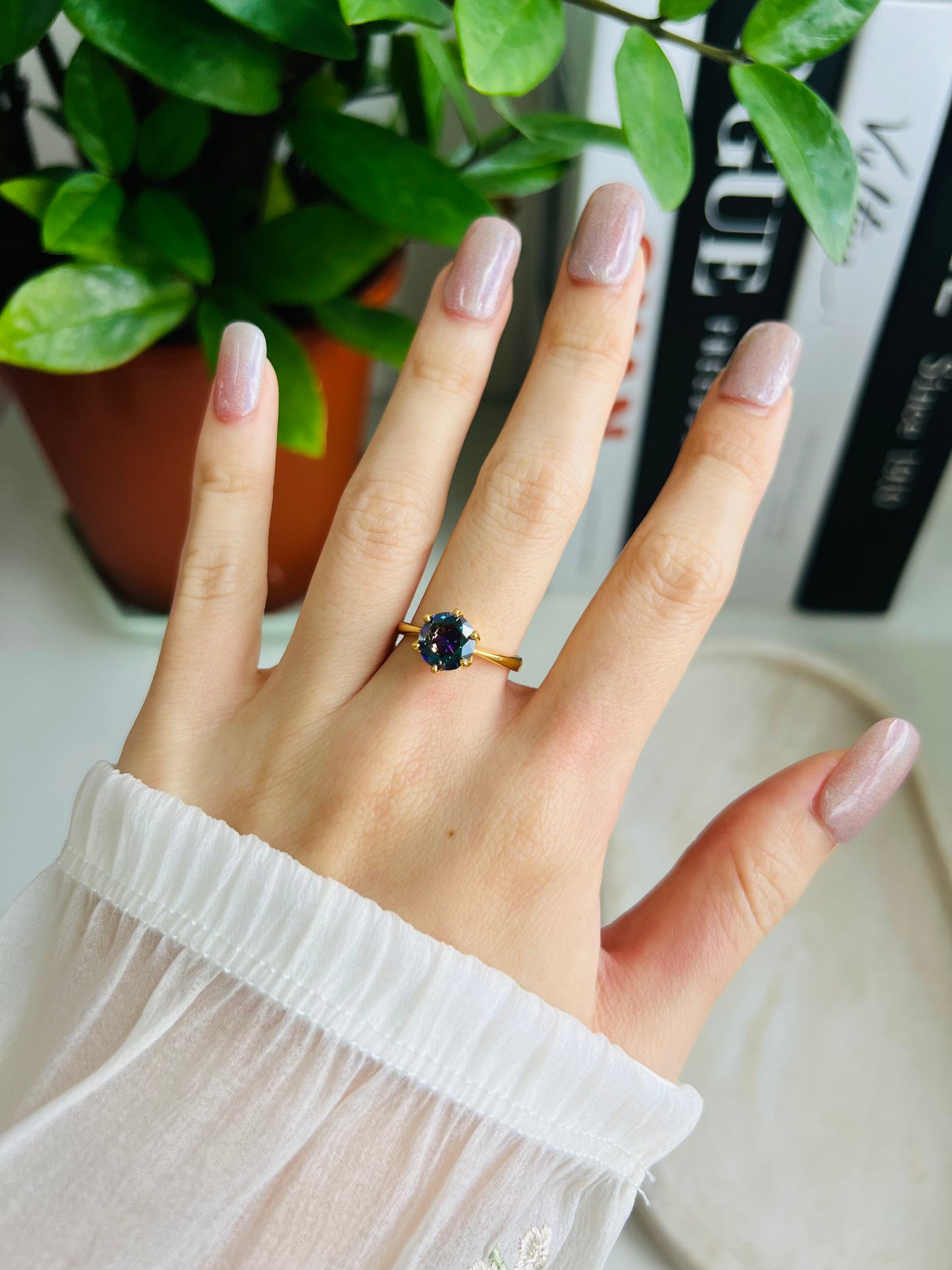 Moissanite Ring