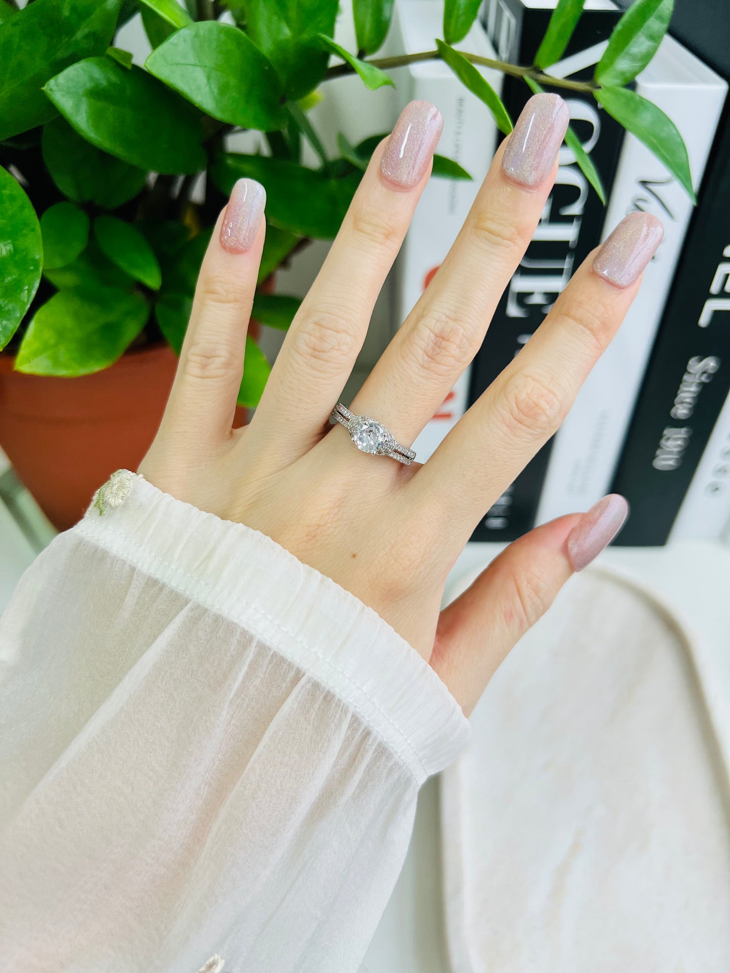 Moissanite Ring