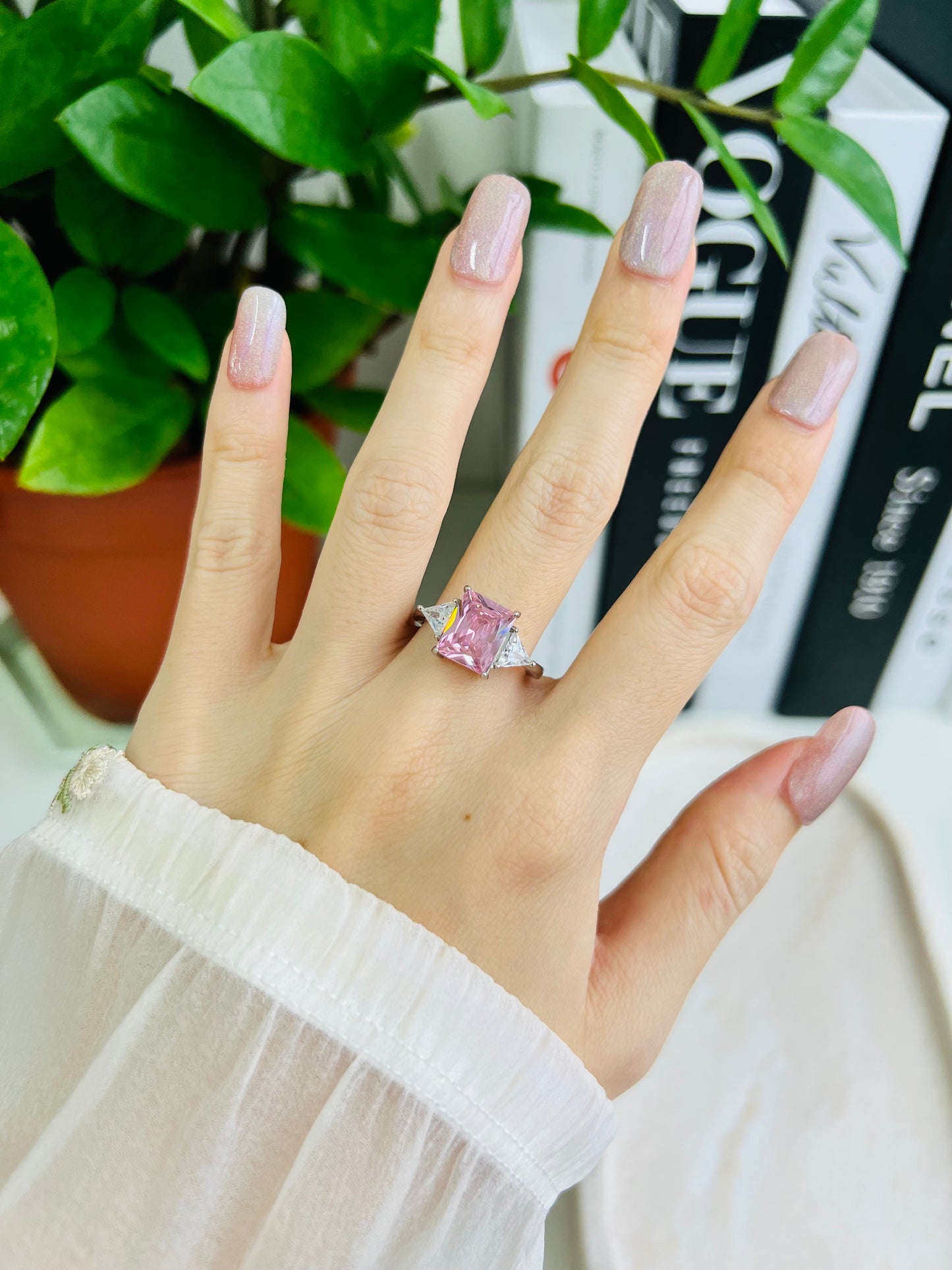 Moissanite Ring